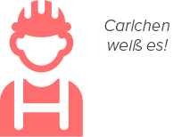 Maskottchen Carlchen sagt: